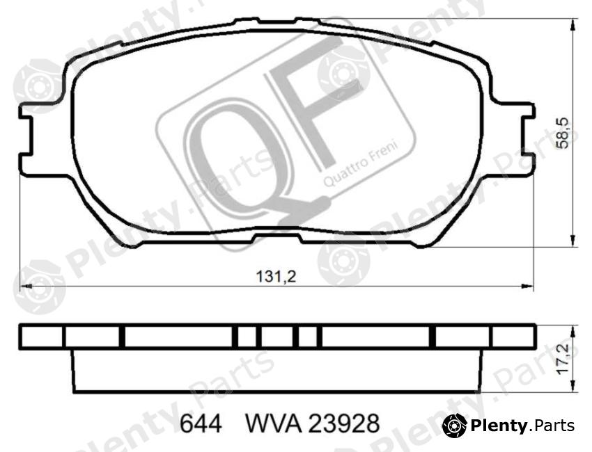  QUATTRO FRENI part QF64400 Replacement part