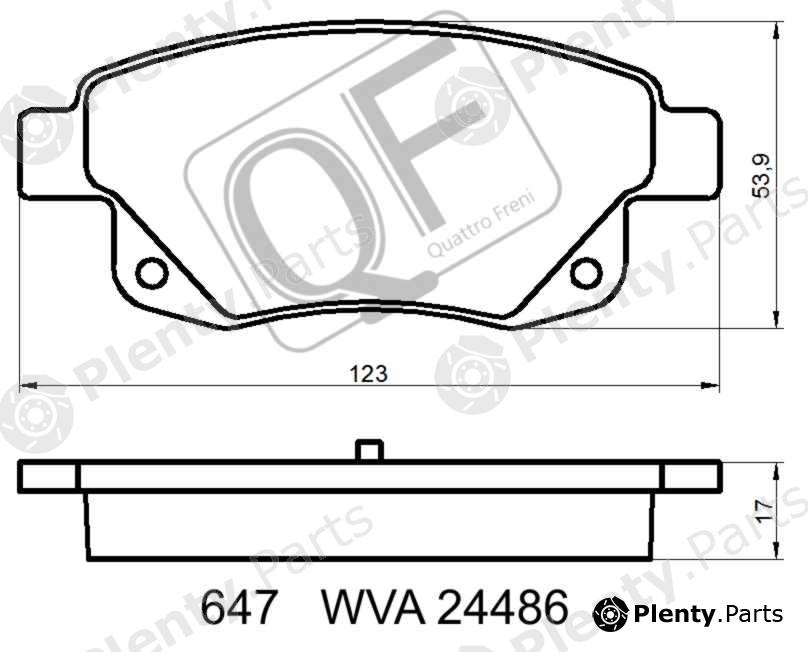  QUATTRO FRENI part QF64700 Replacement part
