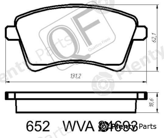  QUATTRO FRENI part QF65200 Replacement part