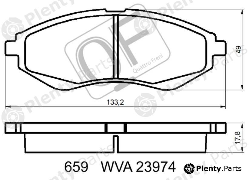  QUATTRO FRENI part QF65900 Replacement part