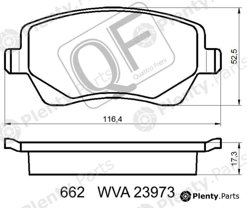  QUATTRO FRENI part QF66200 Replacement part