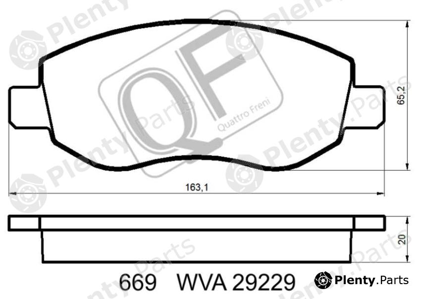  QUATTRO FRENI part QF66900 Replacement part