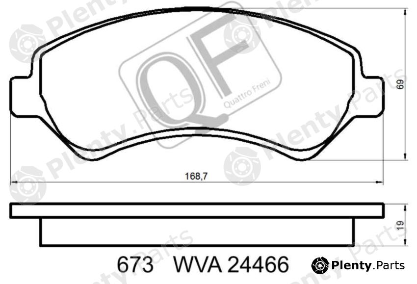  QUATTRO FRENI part QF67300 Replacement part