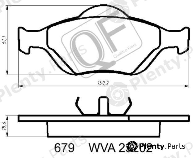  QUATTRO FRENI part QF67900 Replacement part