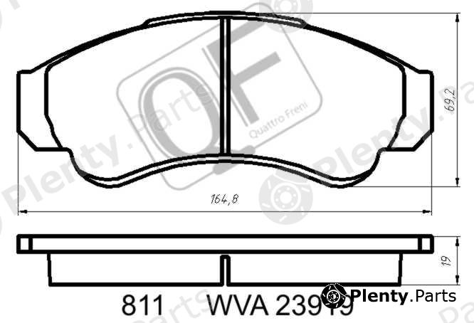  QUATTRO FRENI part QF81100 Replacement part