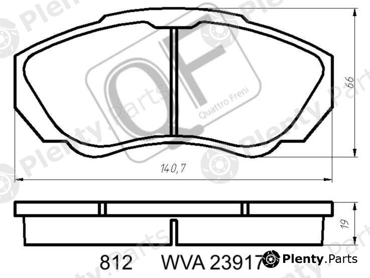  QUATTRO FRENI part QF81200 Replacement part