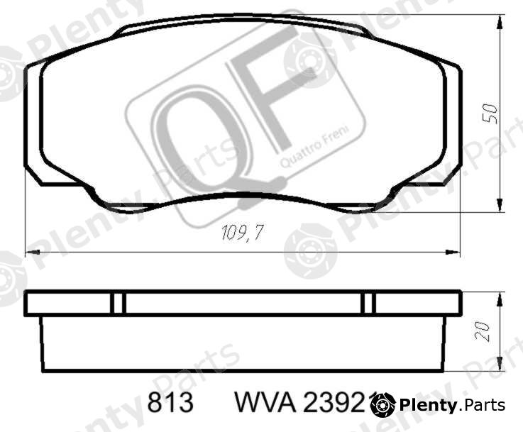  QUATTRO FRENI part QF81300 Replacement part