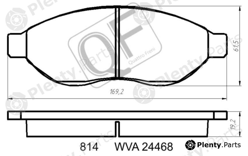  QUATTRO FRENI part QF81400 Replacement part