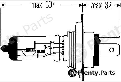  BEHR part 8GJ002525-131 (8GJ002525131) Bulb, fog light