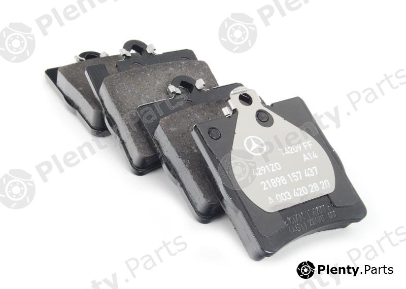Genuine MERCEDES-BENZ part 0034202820 Brake Pad Set, disc brake