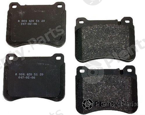 Genuine MERCEDES-BENZ part 0044205120 Brake Pad Set, disc brake