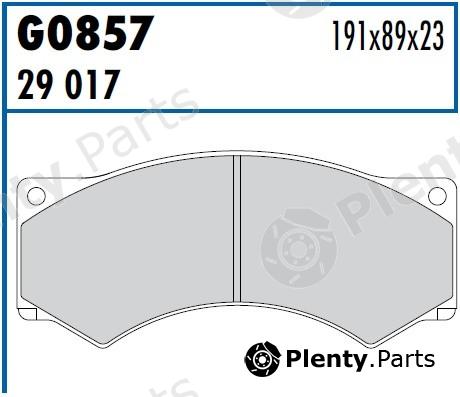  BERAL part 2901723004017204 Brake Pad Set, disc brake