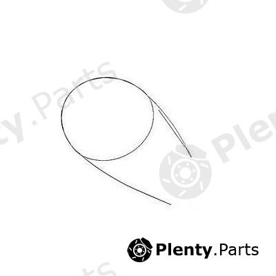 Genuine PORSCHE part 91142470101 Cable, heater flap