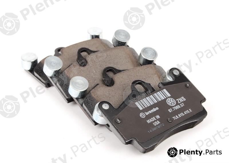 Genuine PORSCHE part 95535293903 Brake Pad Set, disc brake