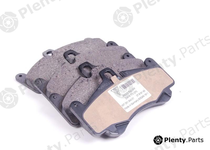 Genuine PORSCHE part 99735194801 Brake Pad Set, disc brake