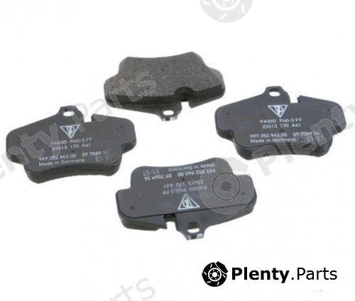 Genuine PORSCHE part 99735294800 Brake Pad Set, disc brake