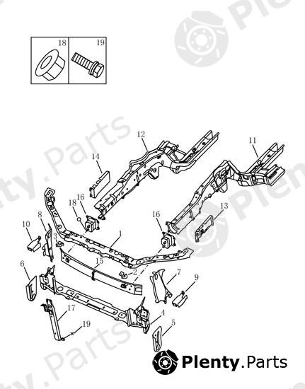 Genuine GEELY part 101605414302 Replacement part