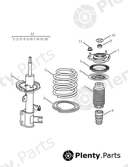 Genuine GEELY part 1064001256 Replacement part