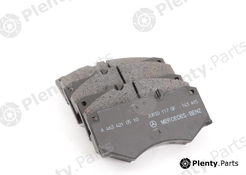Genuine MERCEDES-BENZ part 0054209820 Brake Pad Set, disc brake