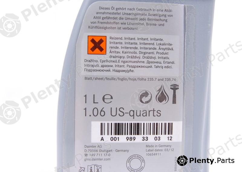 Genuine MERCEDES-BENZ part A001989170310 Replacement part