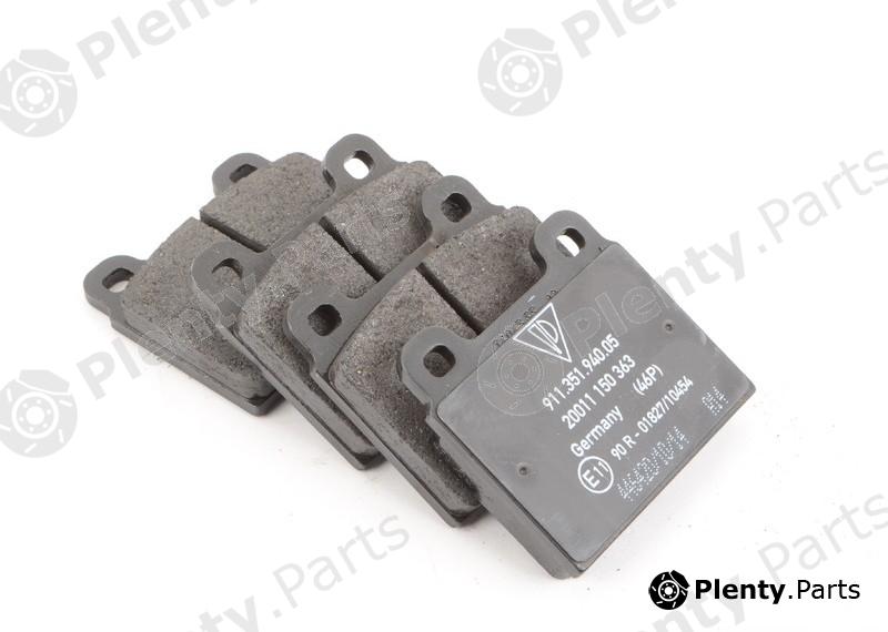 Genuine PORSCHE part 91135195006 Brake Pad Set, disc brake