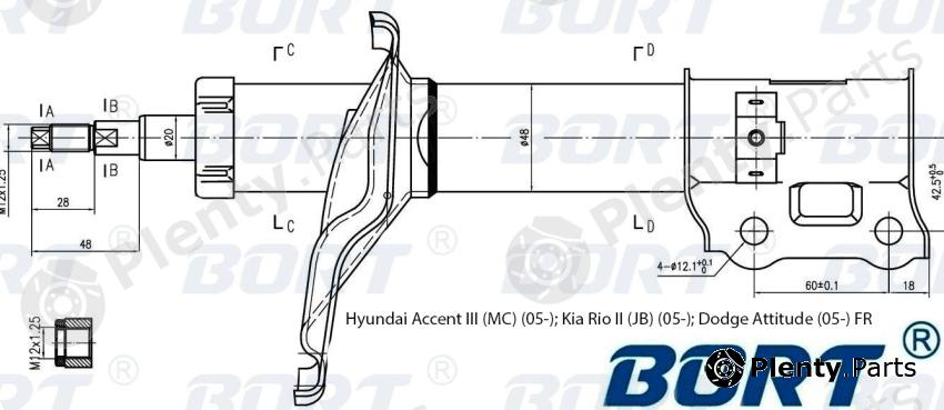  BORT part G22048022R Replacement part