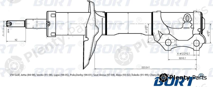  BORT part G22050001 Replacement part