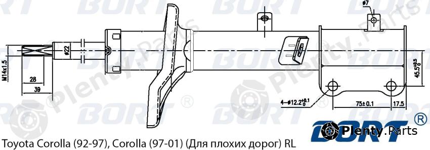  BORT part G22250021L Replacement part