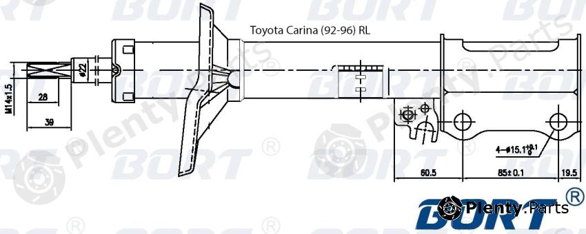  BORT part G22250029L Replacement part