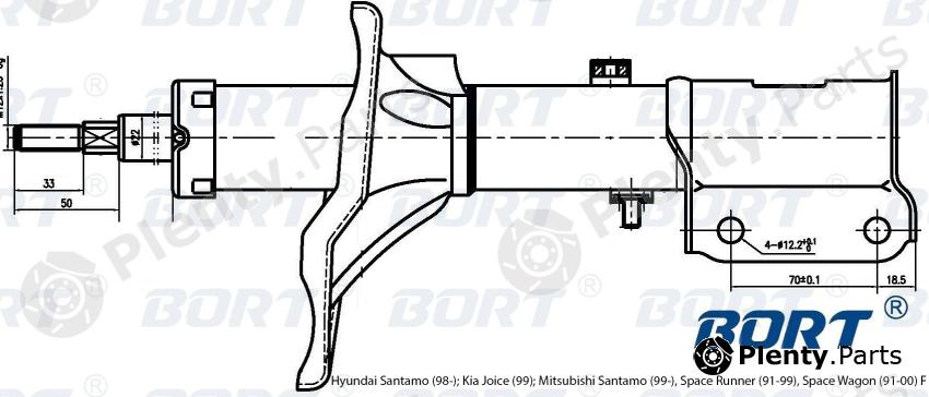  BORT part G22250035 Replacement part