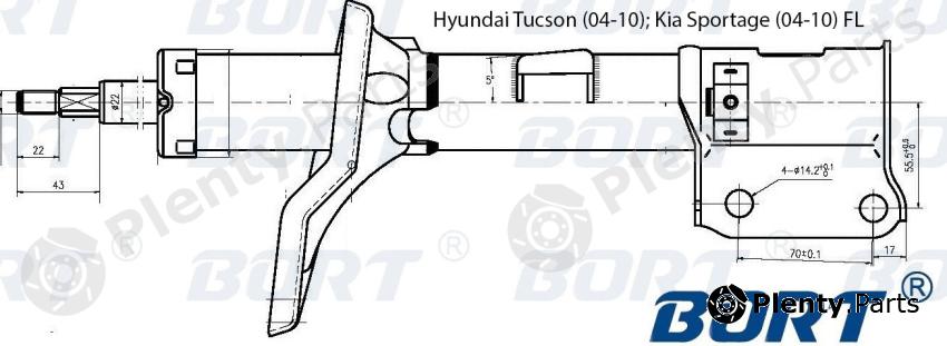  BORT part G22250110L Replacement part