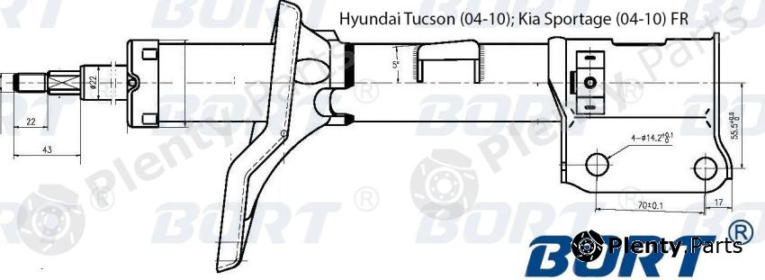  BORT part G22250110R Replacement part