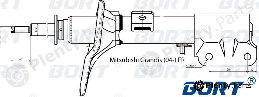  BORT part G22250120R Replacement part