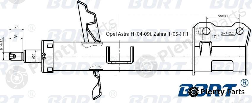  BORT part G22250204R Replacement part
