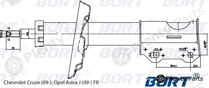  BORT part G22252028R Replacement part