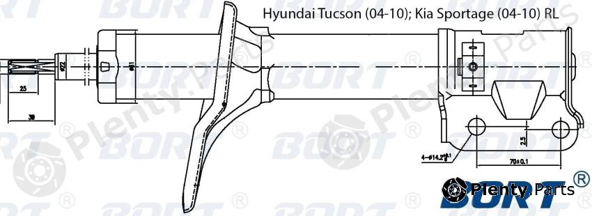  BORT part G22254012L Replacement part