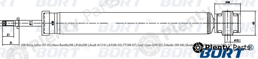  BORT part G41140003 Replacement part