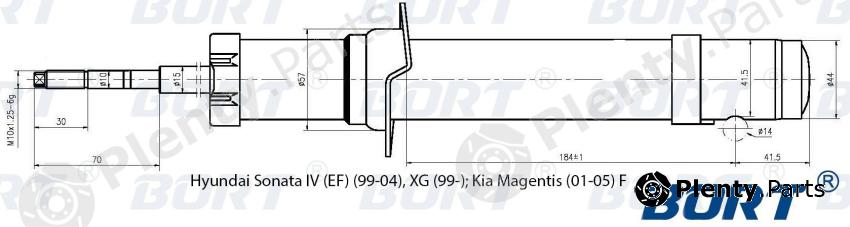  BORT part G41545002 Replacement part