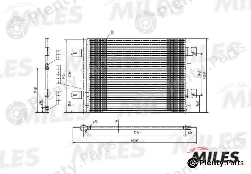  MILES part ACCB001 Replacement part