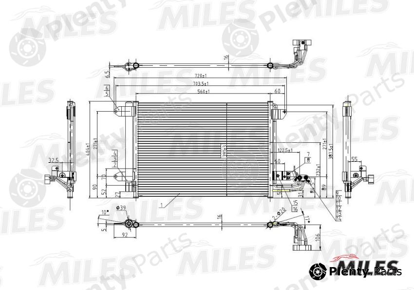  MILES part ACCB003 Replacement part