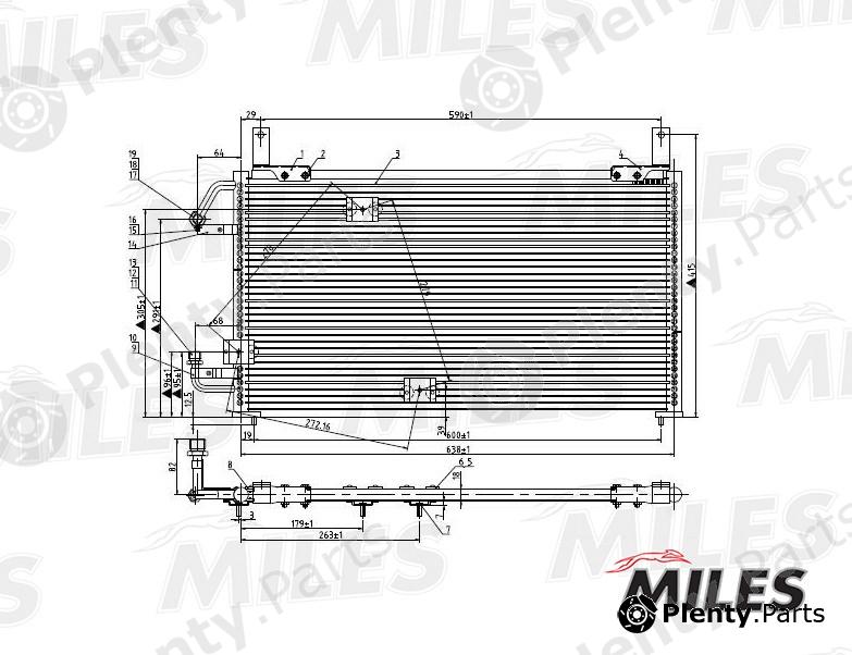  MILES part ACCB005 Replacement part