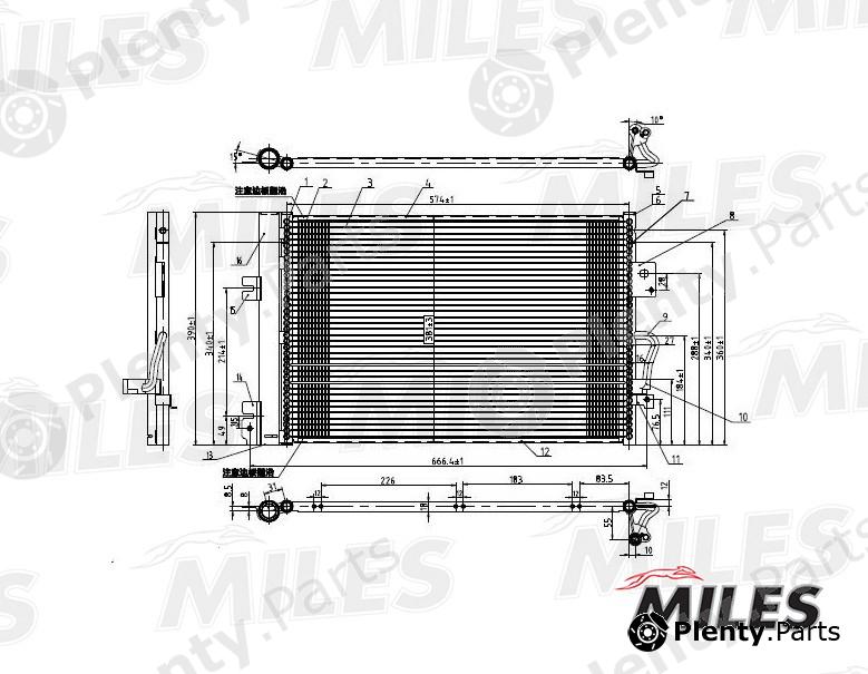  MILES part ACCB008 Replacement part