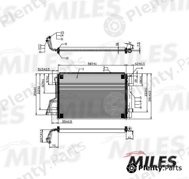  MILES part ACCB009 Replacement part