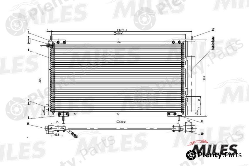  MILES part ACCB020 Replacement part