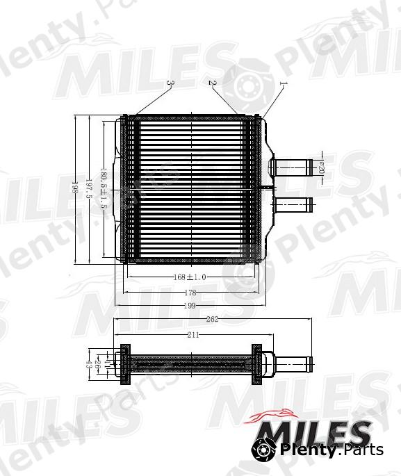  MILES part ACHB004 Replacement part