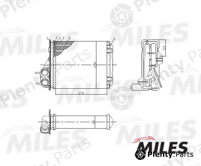  MILES part ACHM001 Replacement part