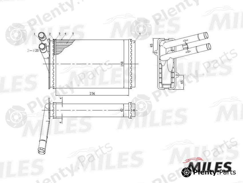  MILES part ACHM003 Replacement part