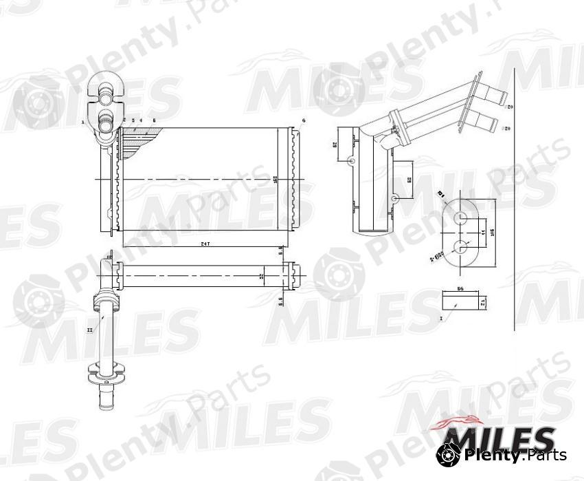  MILES part ACHM008 Replacement part