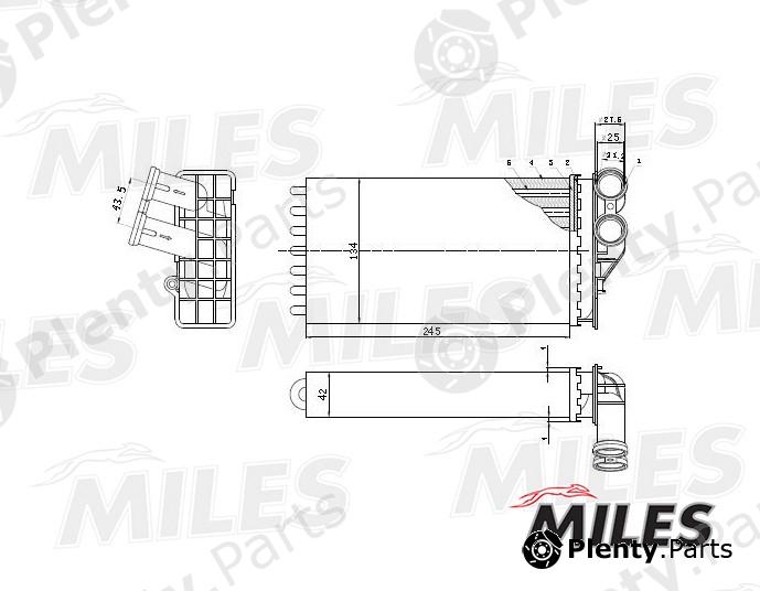  MILES part ACHM010 Replacement part