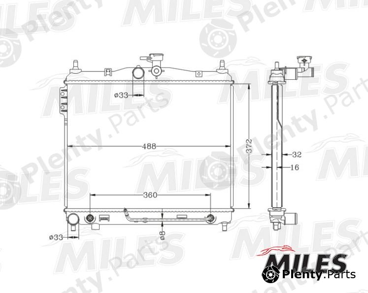  MILES part ACRB050 Replacement part
